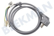 Elettrozeta 2836390200  Cable de alimentación adecuado para entre otros WMB61431, GWN47430CS