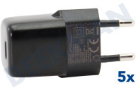 Universeel GNG285  Cargador USB adecuado para entre otros uso universal Cargador de pared USB-C PD de 30 vatios, negro adecuado para entre otros uso universal