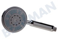 Triton 293901  Alcachofa de la ducha adecuado para entre otros Chrome, ajustable Diámetro de la ducha de mano 10 cm. adecuado para entre otros Chrome, ajustable