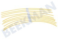 Universal 7391736021784 NLO026  Alambre recortador de nylon adecuado para entre otros Bosch, Black & Decker