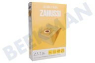Team 9009235574  Bolsa aspirador adecuado para entre otros ZAN3300, ZAN3319, ZAN3342 ZA236, 4 piezas, papel adecuado para entre otros ZAN3300, ZAN3319, ZAN3342