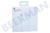 Apple  AP-MQGH2 Apple USB-C a Lightning adecuado para entre otros Conector Lightning de 8 pines de Apple