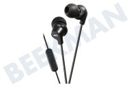 JVC HAFR15BEF HA-FR15-B-EF En los auriculares del oído con micrófono Negro adecuado para entre otros Negro con 1,2 m de cable