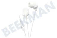 JVC HAFR15WEF HA-FR15-W-E En los auriculares del oído con el micrófono blanco adecuado para entre otros Cable blanco 1,2 metros