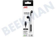JVC HAFR17UCBU HA-FR17UB  Auriculares para smartphone USB-C, negros adecuado para entre otros USB-C