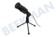 Ewent EW3552  Micrófono multimedia con cancelación de ruido. adecuado para entre otros Grabaciones de voz, videollamadas.