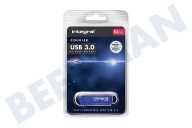 Integral  INFD64GBCOU3.0 Courier USB 3.0 Flash Drive Memory Stick adecuado para entre otros USB 3.0
