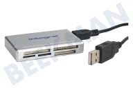 Integral INCRMULTIRP Lector de tarjetas adecuado para entre otros Todo en 1, SD, SDHC, MicroSD  Lector de tarjetas externo USB2.0 adecuado para entre otros Todo en 1, SD, SDHC, MicroSD