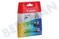 Canon CANBP540P  Cartucho de tinta adecuado para entre otros Pixma MG2150, MG3150, MX375 PG 540 Negro CL 541 Paquete múltiple de colores adecuado para entre otros Pixma MG2150, MG3150, MX375