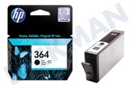 HP Hewlett-Packard HP-CB316EE HP 364 Black  Cartucho de tinta adecuado para entre otros Photosmart C5380, C6380 364 negro adecuado para entre otros Photosmart C5380, C6380