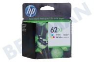 HP Hewlett-Packard HP-C2P07AE Hp 62 XL Color  Cartucho de tinta adecuado para entre otros Officejet 5740, 5640 Envidia, 7640 Color 62XL. adecuado para entre otros Officejet 5740, 5640 Envidia, 7640