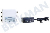 Technetix  11201431 Sobreimpresión Amplificador de 4 vías de retorno adecuados BDA-02 adecuado para entre otros 4K Ultra HD, Ziggo adecuada