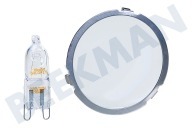 Bosch Campana extractora 629023, 00629023 Kit de reparación de focos halógenos adecuado para entre otros LC76BB530, DWW09D650, LC64BA522