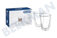 Quigg 5513284171 DBWALLLATTE  tazas adecuado para entre otros Juego de 2 vasos de latte macchiato. Doble pared térmica adecuado para entre otros Juego de 2 vasos de latte macchiato.