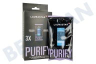 Laurastar  3027800898 Purifique las pastillas anti cal, 3 bolsas adecuado para entre otros S7a, S5a, Go +