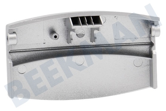 Aeg electrolux Lavadora Manija de la puerta Mango de plástico gris metalizado de 10 cm de ancho.