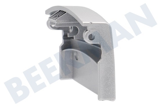 Aeg electrolux Lavadora Manija de la puerta Mango de plástico gris metalizado de 10 cm de ancho.