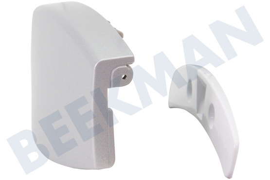Aeg electrolux Lavadora Manija de la puerta Conjunto completamente plateado.