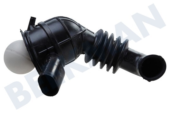Indesit Lavadora 607224, C00607224 Manguera-Cuba-Filtro Con bola, 5 costillas.