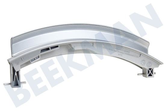 Bosch Lavadora 648581, 00648581 Manija de la puerta Curvado, Plata