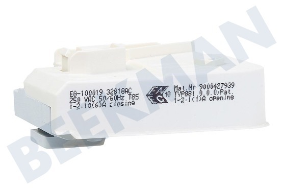 Siemens Lavadora 616876, 00616876 Puerta de relé 3 contactos, bloque blanco