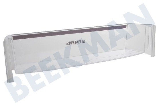 Siemens Refrigerador 665457, 00665457 Soporte botellas frigo Transparente 493x120x100mm