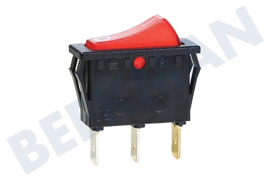 Electrolux Refrigerador Interruptor Iluminado, Rojo