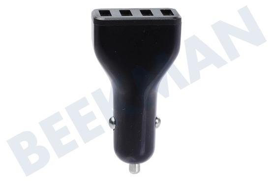 Digipower Cargador USB 12 Voltios, 4.8A / 5 Voltios 4 puertos negro