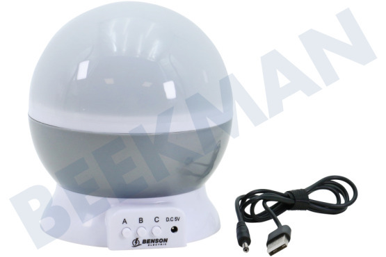 Benson Lámpara LED Proyector de estrellas de luz nocturna LED