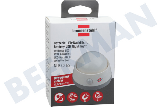 Brennenstuhl LED Night lamp en baterías con detector de movimiento