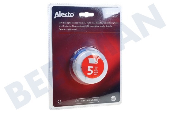 Alecto SA-100 Detector de humos óptico Mini