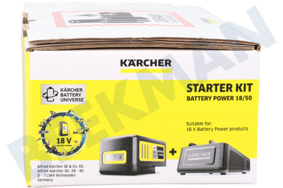 Karcher 2.445-063.0 Kit de inicio Batería 18/50