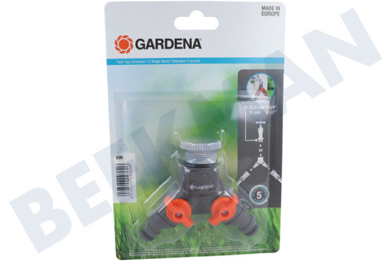 Gardena Válvula Gardena de dos vías, pieza de plástico