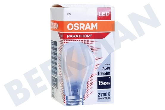 Osram 4058075287525 Parathom reequipamiento clásico A75 Matt E27 8W