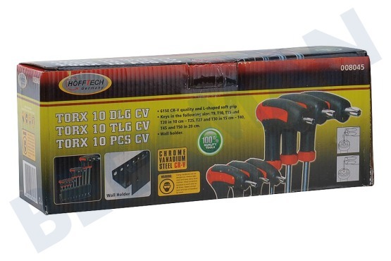 Hofftech Destornillador Set completo + soporte de pared