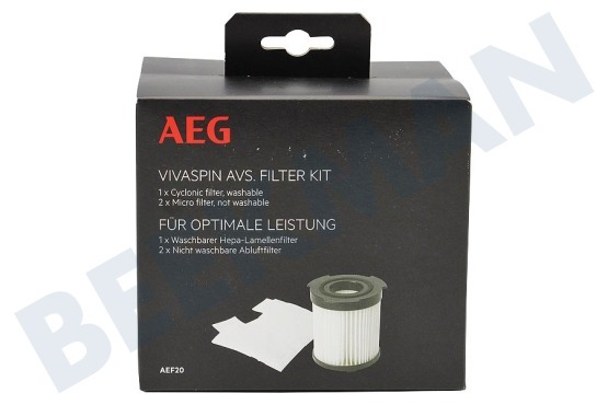 Westinghouse Aspiradora AEF20 Juego de filtros Aspirador