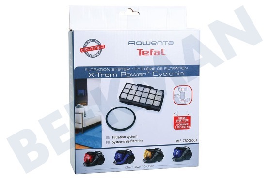 Tefal Aspiradora ZR006001 Sistema de filtro ciclónico X-Trem Power