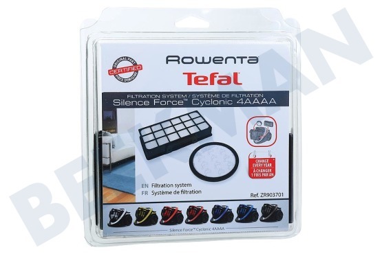 Rowenta Aspiradora ZR903701 Sistema de filtro ciclónico Silence Force