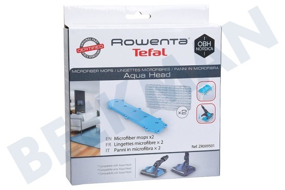 Tefal Aspiradora ZR009501 Paño de microfibra, 2 piezas