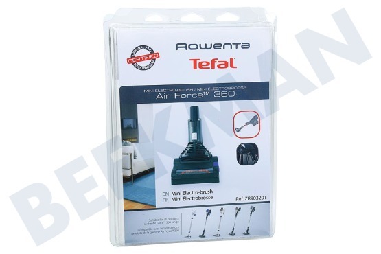 Rowenta Aspiradora ZR903201 Mini Cepillo Turbo Air Force 360
