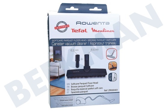 Moulinex Aspiradora ZR900401 Cepillo de parquet Softcare