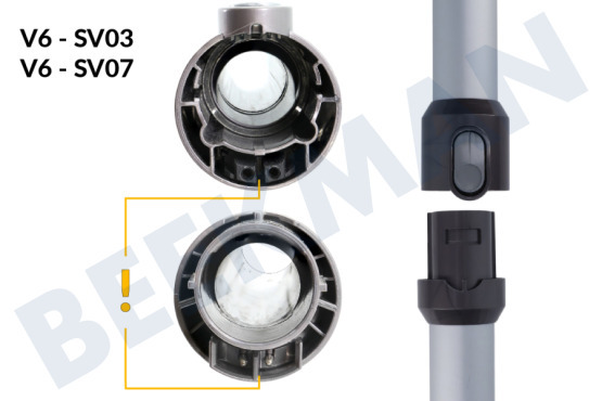 Dyson Aspiradora 966489-10 Dyson escobilla de goma suave de rodillo