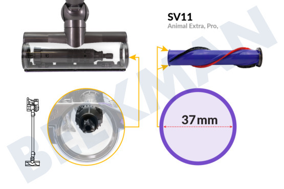 Dyson 967157-02 Rodillo de cepillo Dyson