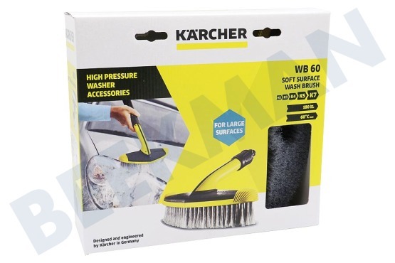 Karcher Alta presión 2.643-233.0 Large superficie de cepillo de lavado WB60