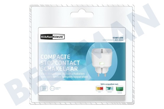 KlikAanKlikUit ACC-3500 Interruptor de salida compacto (3500W)