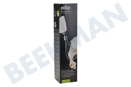 Braun Brazo batidor MQ10 Batidor Easyclick, blanco, acero inoxidable, MQ10