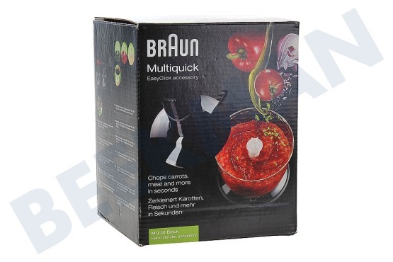 Braun MQ30 Triturador Picadora MQ30, Negra, 500ml