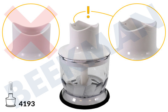 Braun MQ20 Triturador Picadora MQ20, Blanca, 350ml