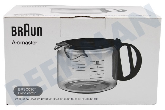 Braun Cafetera automática BKS 12 Jarra de café 10 tazas con aroma lock