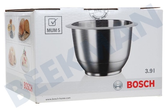 Bosch Máquina de cocina MUZ5ER25 Acero inoxidable Tazón de 5 MUM